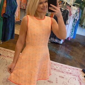 SAIL TO SABLE-Orange Sleeveless Dress